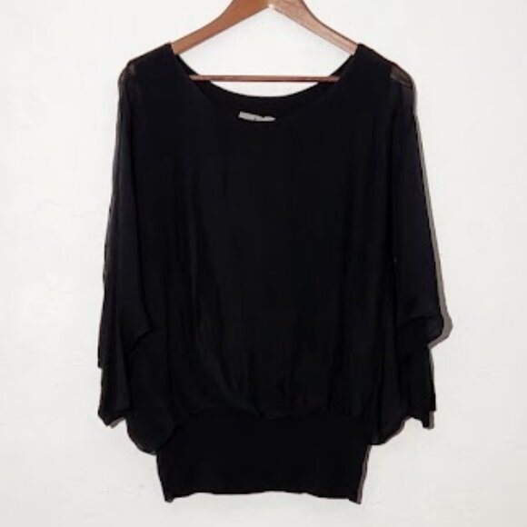 Gigi Moda Tops - Gigi Moda Women's Silk Blouse in Size Large